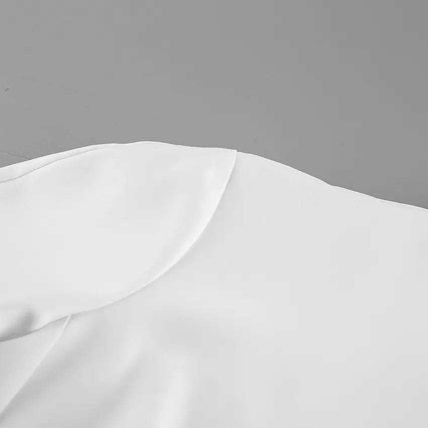 Close-up of shoulder seam